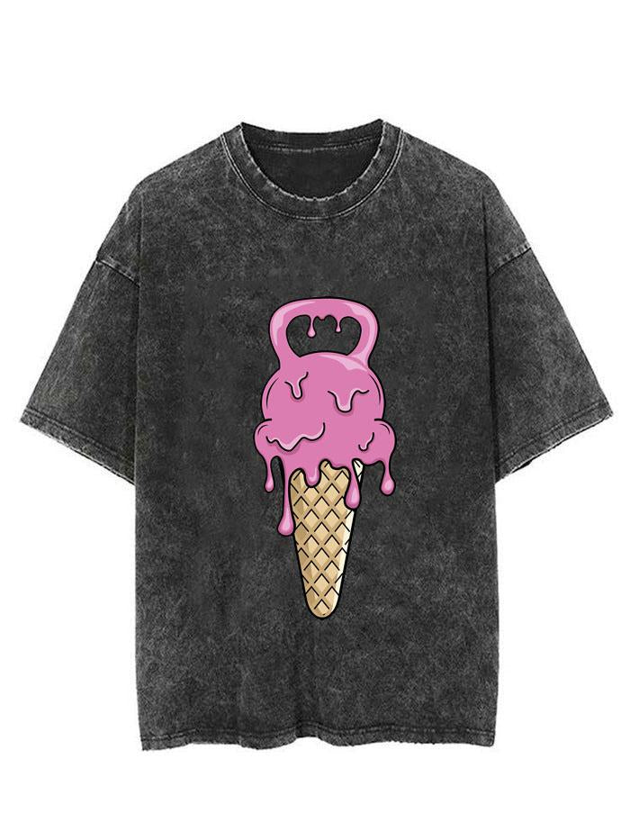 Delicious Ice Cream Kettlebell Vintage Gym Shirt