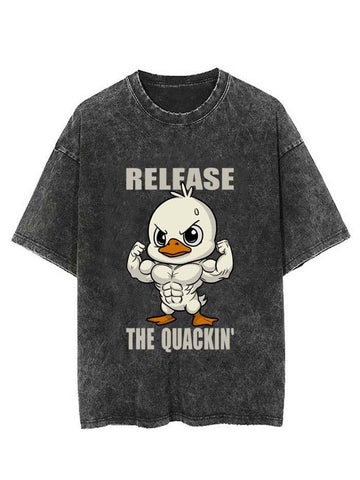 RELEASE THE QUACKIN' VINTAGE GYM SHIRT