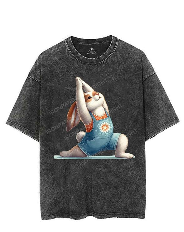 YOGA BUNNY VIBES VINTAGE GYM SHIRT