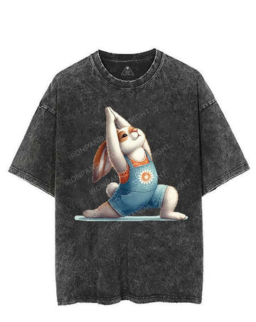 YOGA BUNNY VIBES VINTAGE GYM SHIRT