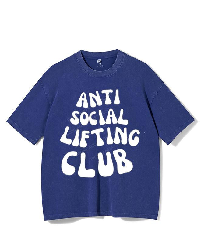 ANTI SOCIAL LIFTING CLUB VINTAGE GYM SHIRT