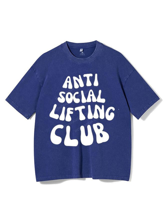 ANTI SOCIAL LIFTING CLUB VINTAGE GYM SHIRT