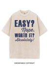 EASY? NOPE. WORTH IT? ABSOLUTELY! VINTAGE GYM SHIRT