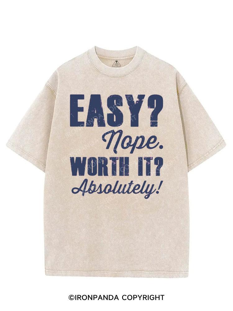 EASY? NOPE. WORTH IT? ABSOLUTELY! VINTAGE GYM SHIRT