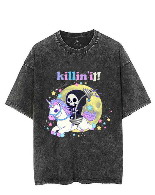 KILLIN' IT  VINTAGE GYM SHIRT