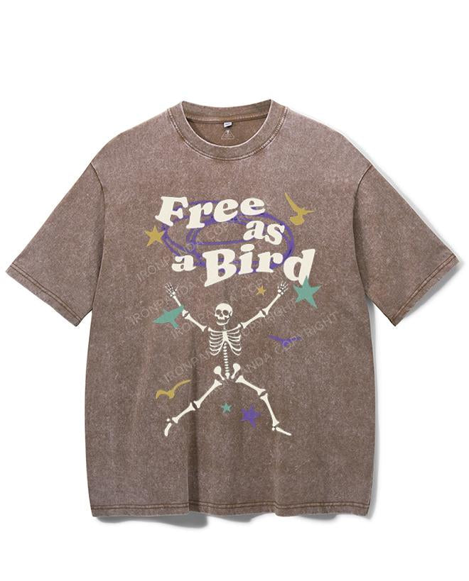 FREE AS A BIRD VINTAGE GYM SHIRT