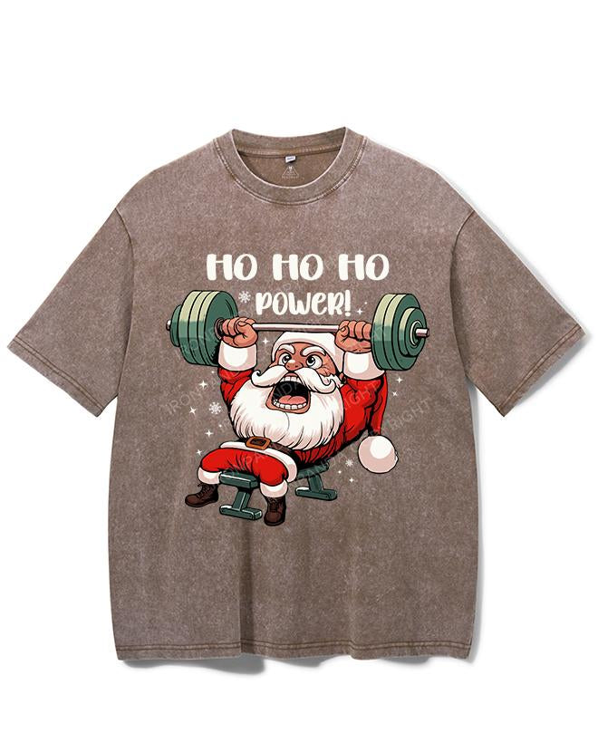 HO HO HO POWER! VINTAGE GYM SHIRT