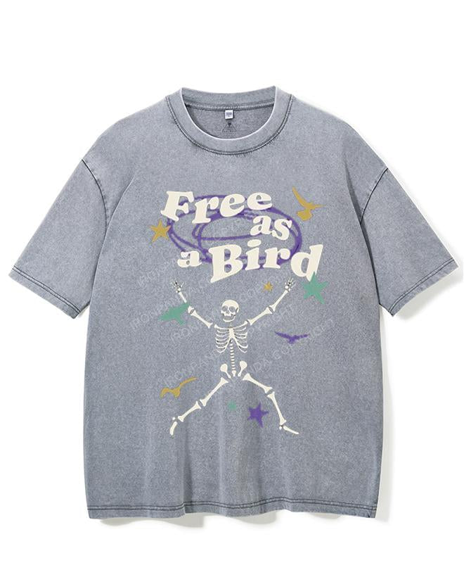 FREE AS A BIRD VINTAGE GYM SHIRT