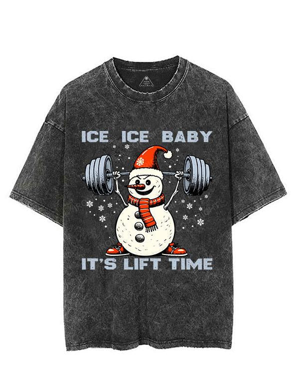 ICE ICE BABY IT'S LIFT TIME VINTAGE GYM SHIRT