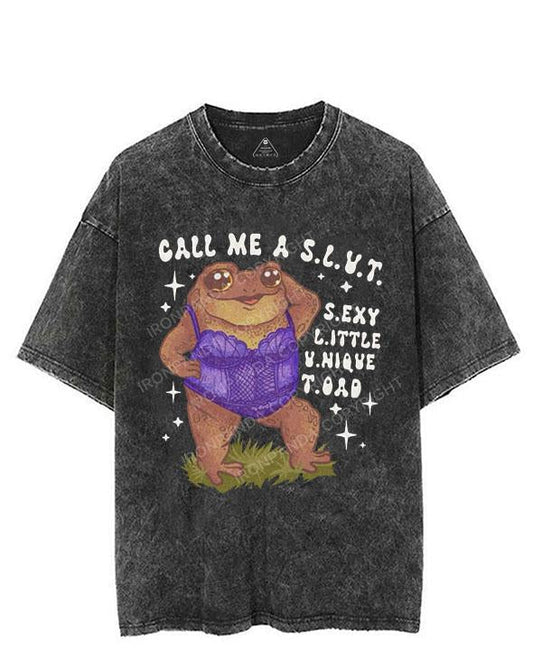 CALL ME A S.L.U.T VINTAGE GYM SHIRT
