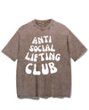 ANTI SOCIAL LIFTING CLUB VINTAGE GYM SHIRT