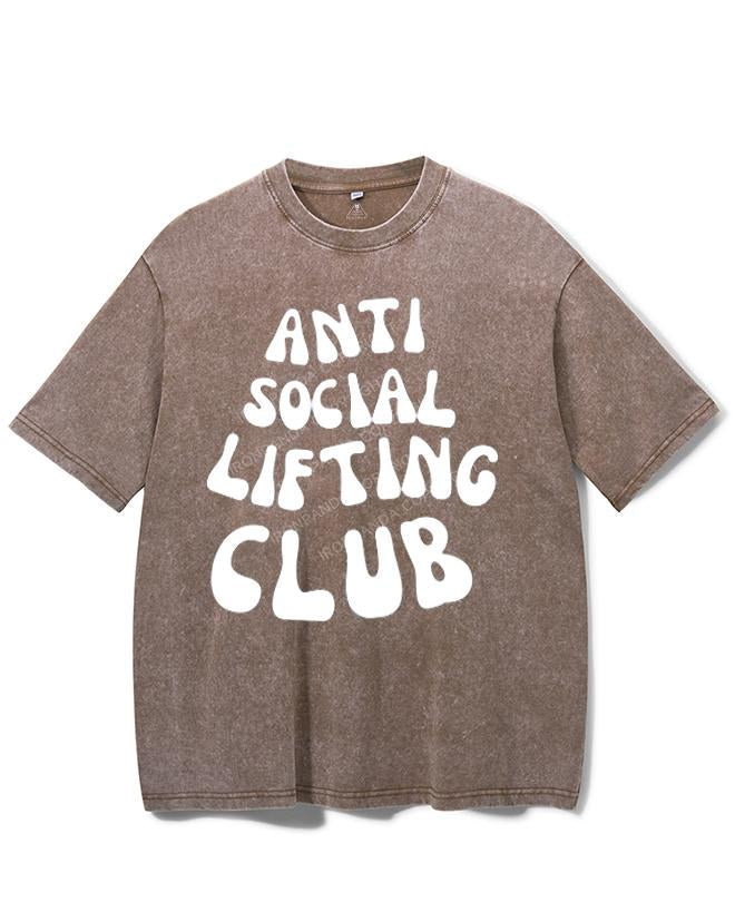 ANTI SOCIAL LIFTING CLUB VINTAGE GYM SHIRT