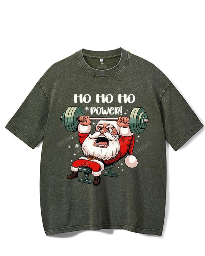 HO HO HO POWER! VINTAGE GYM SHIRT