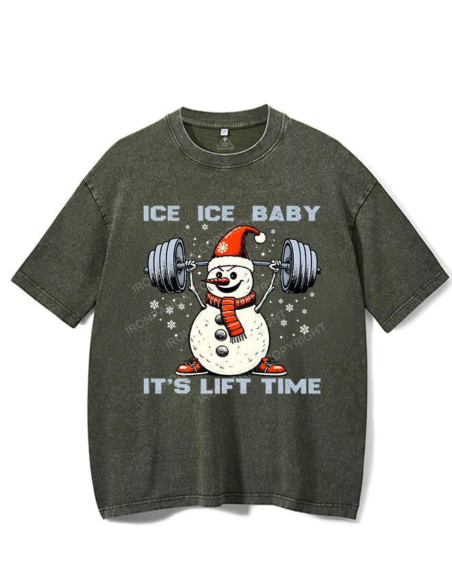 ICE ICE BABY IT'S LIFT TIME VINTAGE GYM SHIRT