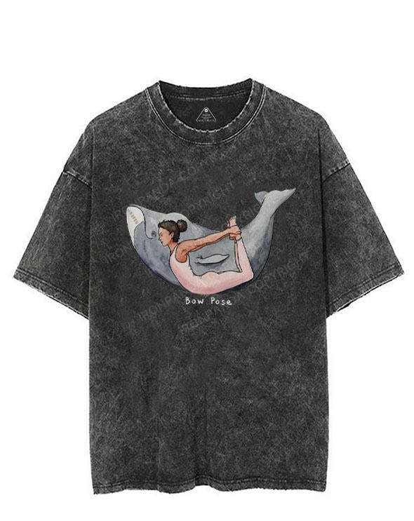 Bow Yoga Pose VINTAGE GYM SHIRT