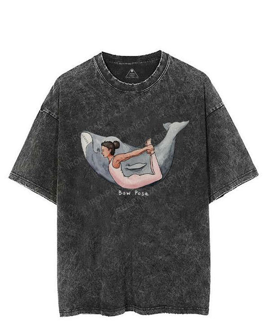 Bow Yoga Pose VINTAGE GYM SHIRT