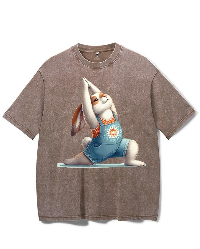 YOGA BUNNY VIBES VINTAGE GYM SHIRT