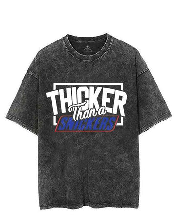 Thicker Then A Snicker VINTAGE GYM SHIRT