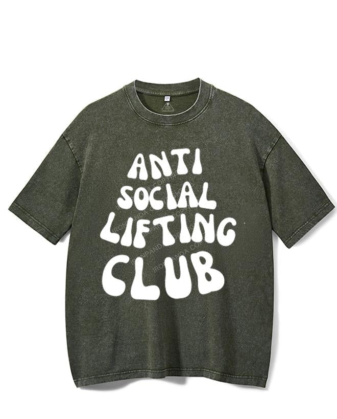 ANTI SOCIAL LIFTING CLUB VINTAGE GYM SHIRT