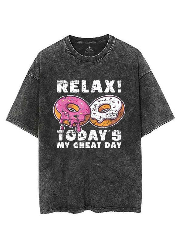 RELAX! TODAY'S MY CHEAT DAY VINTAGE GYM SHIRT