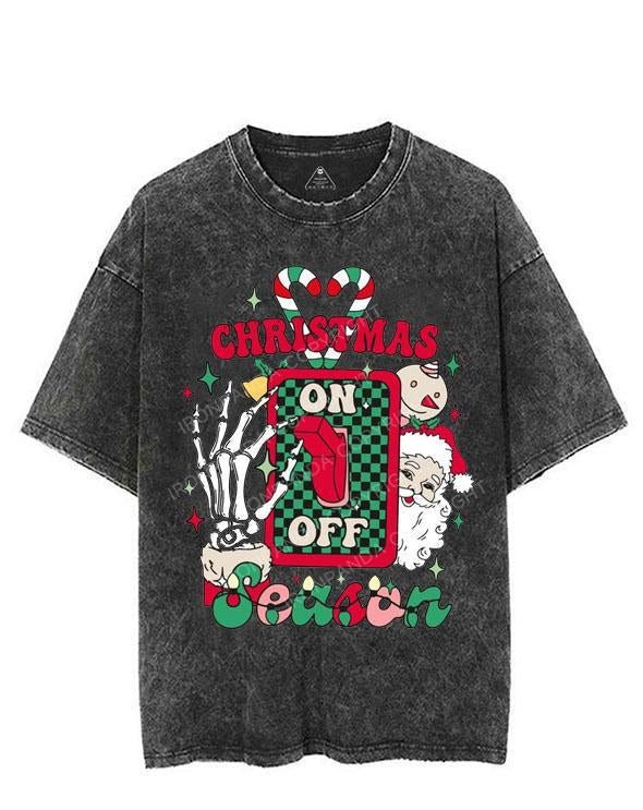 TURN ON THE CHRISTMAS SEASON MODE VINTAGE GYM SHIRT