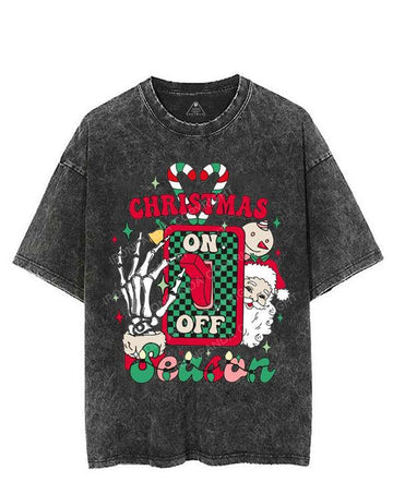 TURN ON THE CHRISTMAS SEASON MODE VINTAGE GYM SHIRT