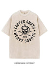 COFFEE SHOTS HEAVY SQUATS VINTAGE GYM SHIRT