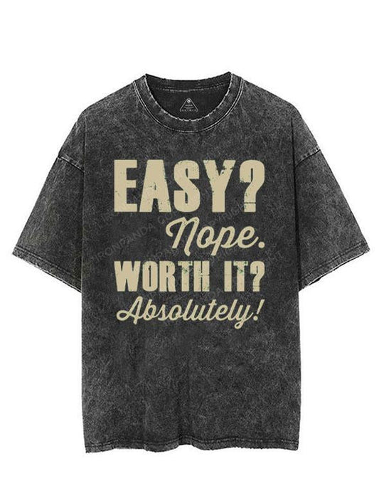 EASY? NOPE. WORTH IT? ABSOLUTELY! VINTAGE GYM SHIRT