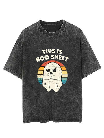 Funny Boo Sheet Vintage Gym Shirt