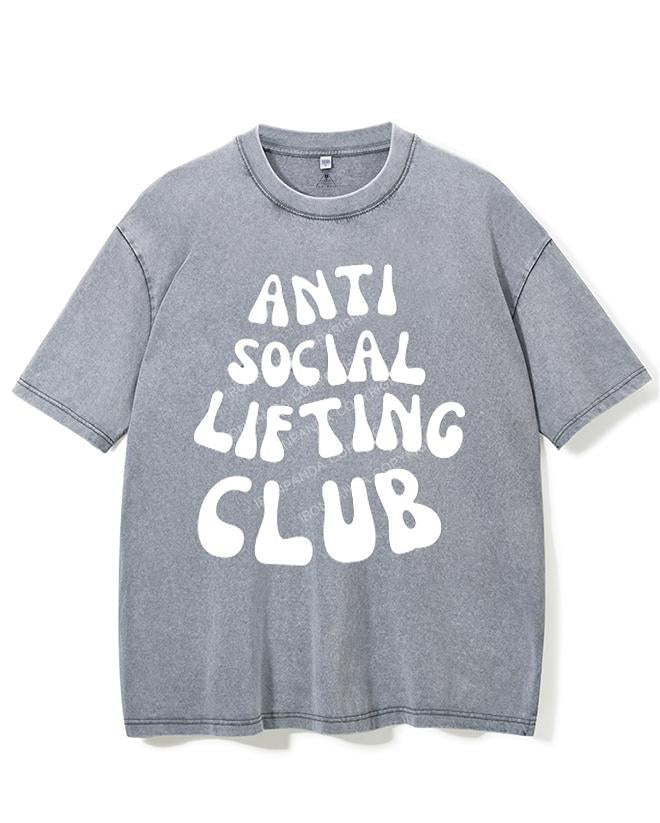 ANTI SOCIAL LIFTING CLUB VINTAGE GYM SHIRT
