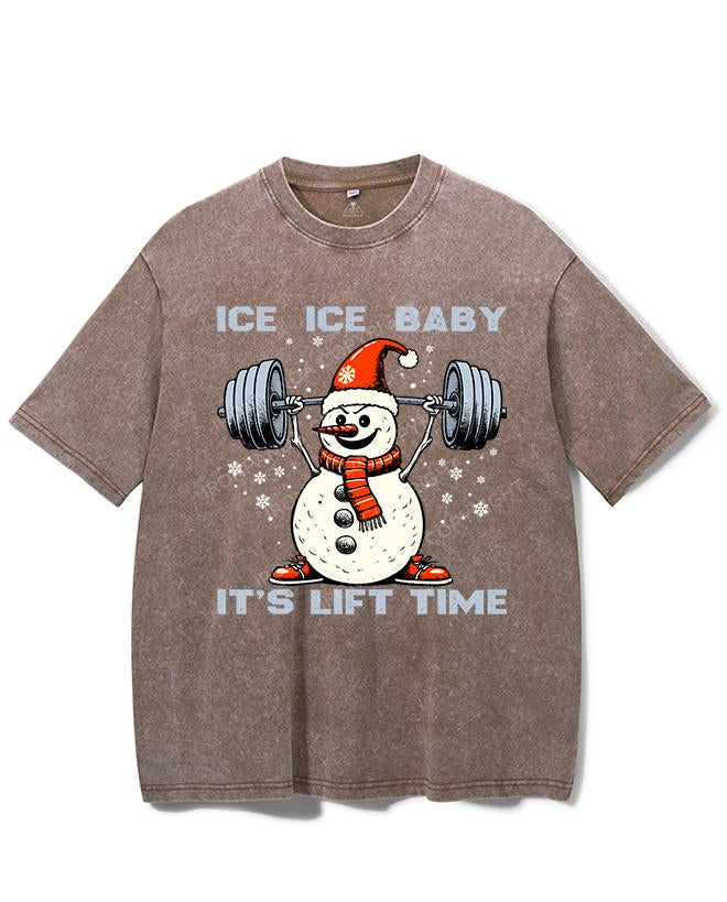 ICE ICE BABY IT'S LIFT TIME VINTAGE GYM SHIRT