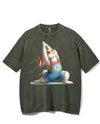 YOGA BUNNY VIBES VINTAGE GYM SHIRT