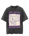 80% COTTON 20% CAT HAIR VINTAGE GYM SHIRT