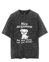 Nice Argument VINTAGE GYM SHIRT