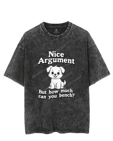 Nice Argument VINTAGE GYM SHIRT