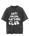 ANTI SOCIAL LIFTING CLUB VINTAGE GYM SHIRT