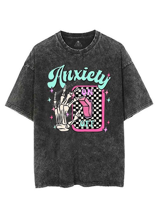 TURN OFF THE ANXIETY VINTAGE GYM SHIRT