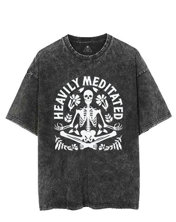 HEAVILY Meditation VINTAGE GYM SHIRT