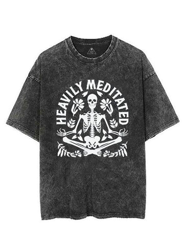 HEAVILY Meditation VINTAGE GYM SHIRT