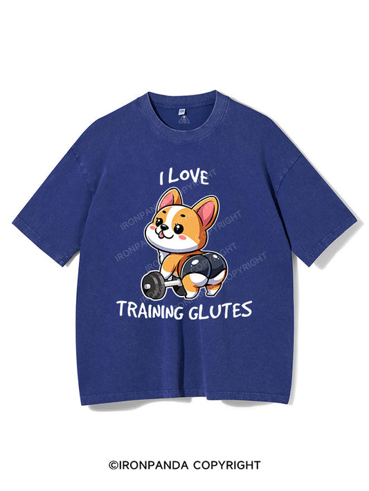I love training Glutes Vintage Gym Shirt
