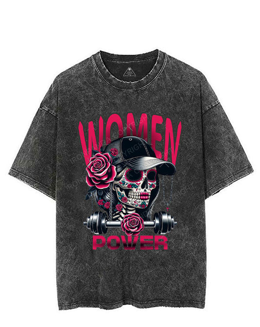 WOMEN POWER VINTAGE GYM SHIRT
