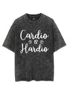 CARDIO IS HARDIO VINTAGE GYM SHIRT