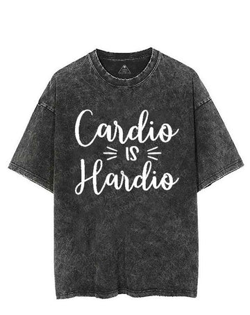 CARDIO IS HARDIO VINTAGE GYM SHIRT