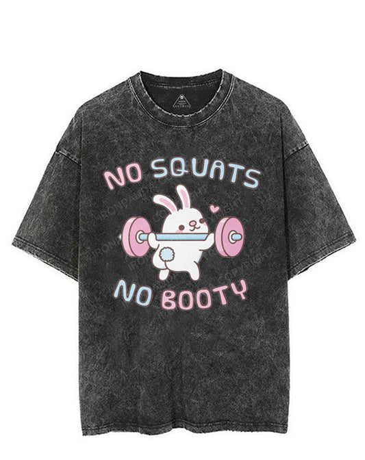 NO SQUATS NO BOOTY VINTAGE GYM SHIRT
