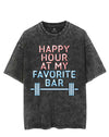 HAPPY HOUR AT MY FAVORITE BAR VINTAGE GYM SHIRT