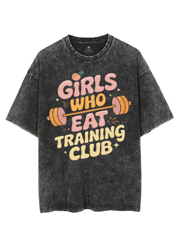 GIRLS WHO EAT TRAINING CLUB VINTAGE GYM SHIRT