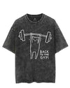 BACK TO THE GYM CAT VINTAGE GYM SHIRT