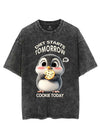 DIET STARTS TOMORROW COOKIE TODAY VINTAGE GYM SHIRT