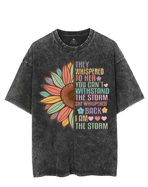 I AM THE STORM VINTAGE GYM SHIRT