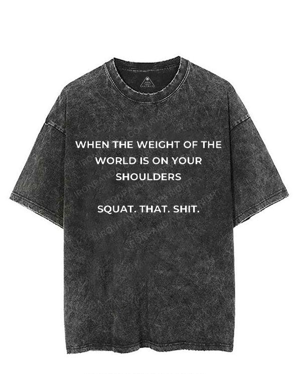 SQUAT. THAT. SHIT VINTAGE GYM SHIRT